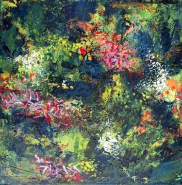 Peinture intitulée "Mares - 4 toiles as…" par Catherine Martel, Œuvre d'art originale, Acrylique