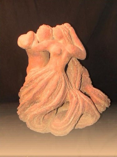 Escultura intitulada "Elan" por Christine Batard, Obras de arte originais, Terracota