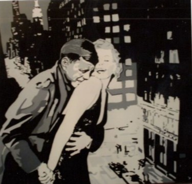 제목이 "KENNEDY / MARILYN"인 미술작품 Ado로, 원작, 아크릴 나무 들것 프레임에 장착됨