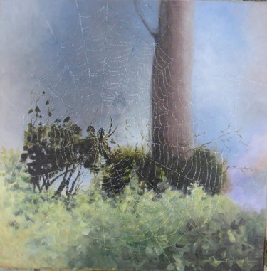 Peinture intitulée "l'araignée" par José Windels, Œuvre d'art originale