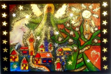 Painting titled "Angel 7" by Georg Kiehn, Original Artwork