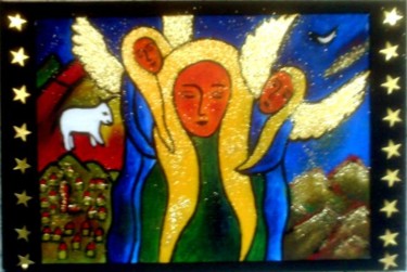 Painting titled "Angel 9" by Georg Kiehn, Original Artwork