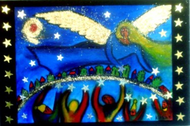 Painting titled "Angel 10" by Georg Kiehn, Original Artwork