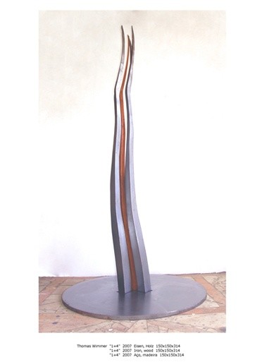 Skulptur mit dem Titel "1+4" von Tabea Und Thomas Wimmer, Original-Kunstwerk