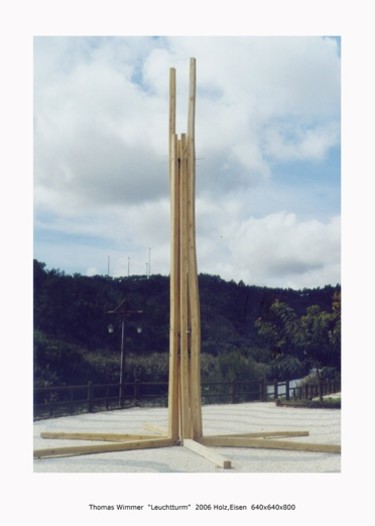 Skulptur mit dem Titel "o farol" von Tabea Und Thomas Wimmer, Original-Kunstwerk