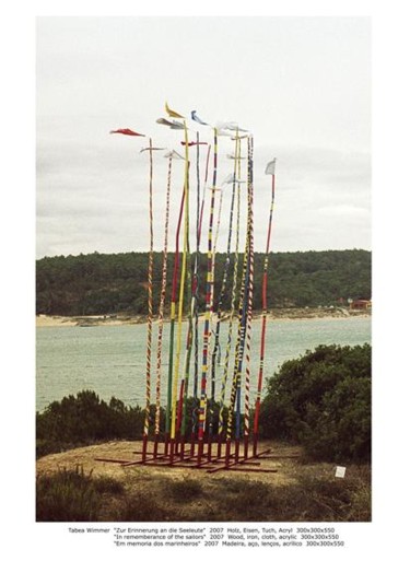 Skulptur mit dem Titel "em memoria dos mari…" von Tabea Und Thomas Wimmer, Original-Kunstwerk