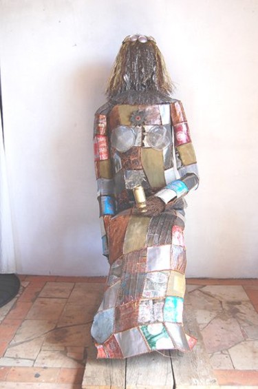 Skulptur mit dem Titel "coleccionadora" von Tabea Und Thomas Wimmer, Original-Kunstwerk