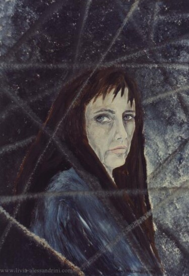 AUTORITRATTO IN BLU-1990