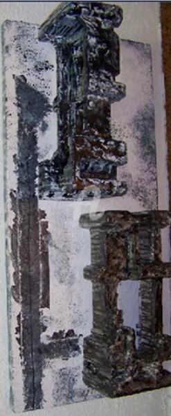 Sculpture intitulée "H.L.M 3d pour mes a…" par Morganv6, Œuvre d'art originale