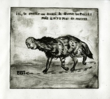 Dessin intitulée "Le protèle." par Frhégo, Œuvre d'art originale, Autre