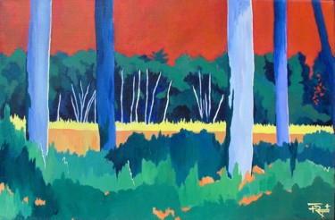 Orée Peinture intitulée "Orée" par Frédérique Rouquette, Œuvre d'art originale, Acrylique Monté sur Châssis en bois