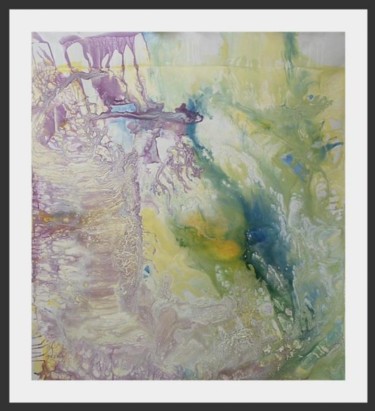 Painting titled "blue calibre" by Dmitri Matkovsky, Original Artwork, Oil