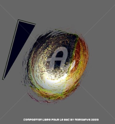 Peinture intitulée "Composition libre p…" par Morganv6, Œuvre d'art originale