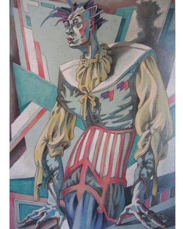 Peinture intitulée "Le grand désorienté" par Daniel Duhamel Arrapel, Œuvre d'art originale