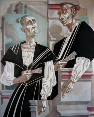 Peinture intitulée "Stuc" par Daniel Duhamel Arrapel, Œuvre d'art originale, Huile
