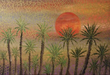 Painting titled "palmeto" by Oreste Polidori, Original Artwork