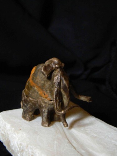 Sculpture intitulée "mammouth" par Venner Fanch, Œuvre d'art originale, Métaux