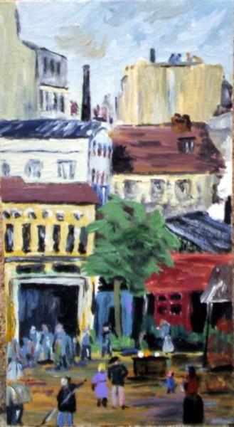 Peinture intitulée "Hommage à Manet" par Alan Embrée Osler, Œuvre d'art originale