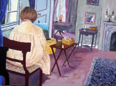 Peinture intitulée "Le Salon-Atelier, M…" par Alan Embrée Osler, Œuvre d'art originale