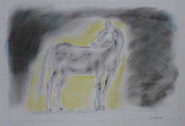 Cheval sortant de la nuit