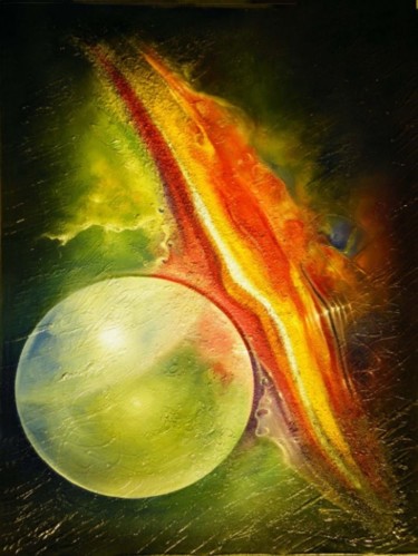 Pittura intitolato "NUCLEAR TO DROP" da Walter Togni, Opera d'arte originale