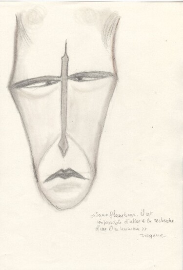 Dessin intitulée "Retraite au flambeau" par Firmin-Jehan Chaudet, Œuvre d'art originale