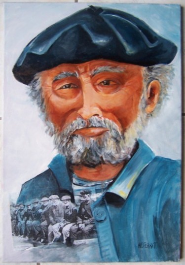 Peinture intitulée "Un de Concarneau..." par Anne-Frédérique Ferret, Œuvre d'art originale, Huile
