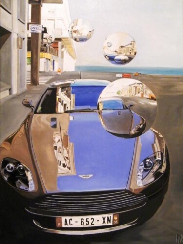 Peinture intitulée "AM bulles" par Manu Surreabulliste, Œuvre d'art originale