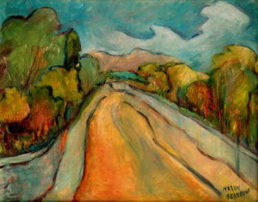 Painting titled "Landscape fantasy" by Michelangelo Verso, Original Artwork, Oil