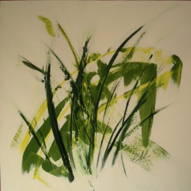 Painting titled "Herbes" by Roger Chastel, Original Artwork