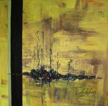 Painting titled "L île aux fleurs" by Roger Chastel, Original Artwork