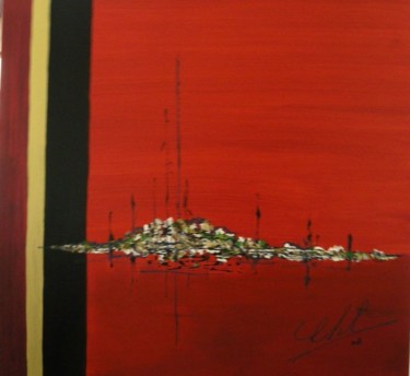 Painting titled "L île Stendhal" by Roger Chastel, Original Artwork