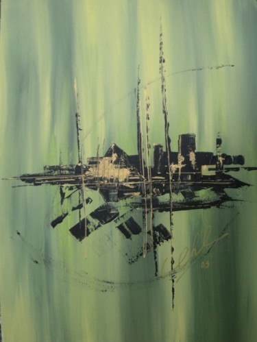 Painting titled "Eldorado" by Roger Chastel, Original Artwork