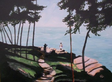 Peinture intitulée "Photo Op, Lake Onta…" par Alan Embrée Osler, Œuvre d'art originale