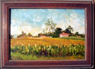 Peinture intitulée "The Village of Mont…" par Alan Embrée Osler, Œuvre d'art originale