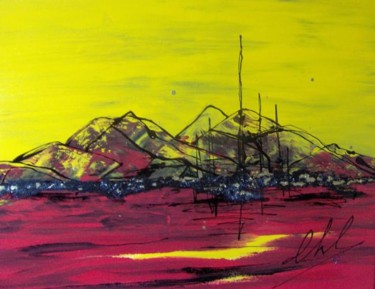 Painting titled "Sierra" by Roger Chastel, Original Artwork