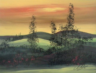 Painting titled "Vallons" by Roger Chastel, Original Artwork