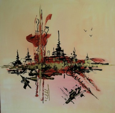 Painting titled "Aurore" by Roger Chastel, Original Artwork