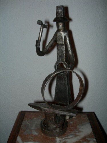 Sculpture titled "LES METIERS D'AUTRE…" by Gerard Lami, Original Artwork