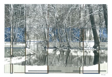 Dessin intitulée "composition 1" par Raf Listowski, Œuvre d'art originale