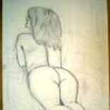 Desenho intitulada "y83yR0090522-01.jpg" por Romeo Zanchett, Obras de arte originais