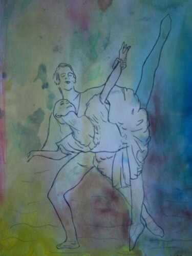 Pintura intitulada "Desenhos_016.jpg" por Romeo Zanchett, Obras de arte originais