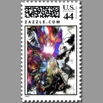 Artcraft titled "new_alien_postage-" by Dmitri Matkovsky, Original Artwork