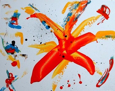 voyage Peinture intitulée "voyage" par Joel Jambou, Œuvre d'art originale, Huile