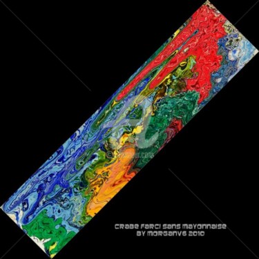 Peinture intitulée "Crabe farci sans ma…" par Morganv6, Œuvre d'art originale
