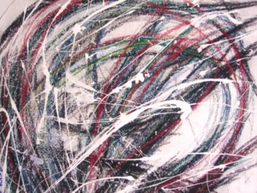 Peinture intitulée "Construction mouvem…" par Mone Popp, Œuvre d'art originale, Acrylique