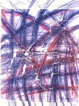 Peinture intitulée "Construction d'un s…" par Mone Popp, Œuvre d'art originale, Acrylique