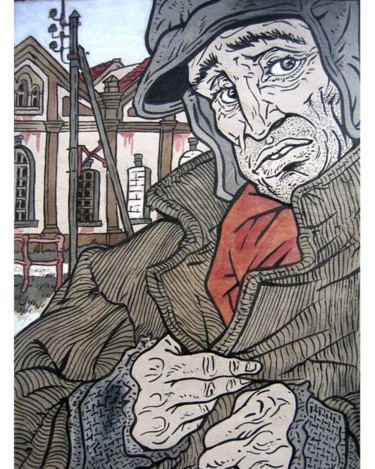 Dessin intitulée "La "Galère"" par Daniel Duhamel Arrapel, Œuvre d'art originale, Autre