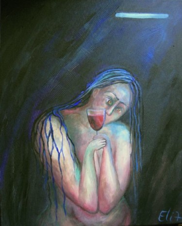 绘画 标题为“WITHIN A NIQAB” 由Nesis Elisheva (Eli7), 原创艺术品, 丙烯