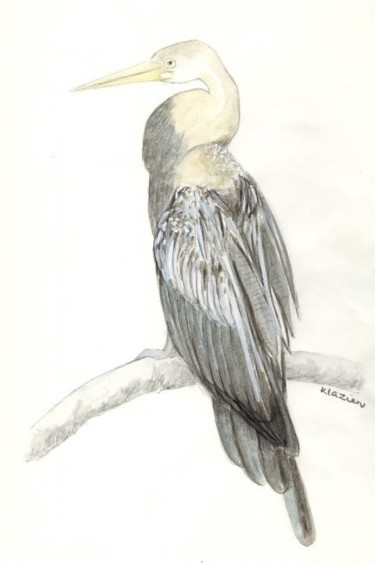 "Snakebird" başlıklı Resim Klazien De Vries tarafından, Orijinal sanat